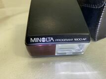 MINOLTA PROGRAM 1800 AF ミノルタ　フラッシュ　ストロボ　ケース付_画像8