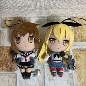 艦隊これくしょん 艦これ ぷぎゅット ぬいぐるみマスコット 2点セット