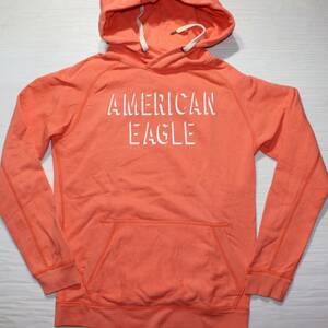 ♂AMERICAN EAGLE▲スウェットパーカー▲オレンジ▲XS