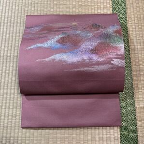 名古屋帯松葉仕立て太鼓柄1737