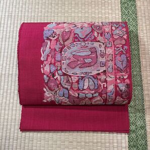 名古屋帯開き仕立て太鼓柄1907