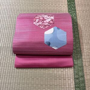 名古屋帯松葉仕立て六通柄1966