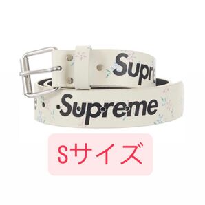 Supreme Repeat Leather Belt (25FW) "Floral" sサイズ
