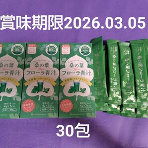 ナチュラルサイエンス 桑の葉フローラ青汁 30包 まとめ売り 賞味期限2026.03.05