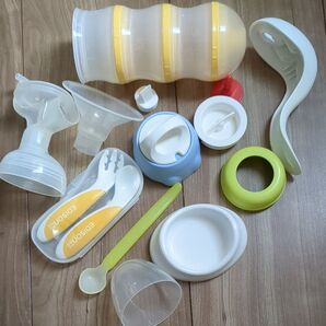 ベビー用品 まとめ売り 搾乳器 ピジョン スプーン フォーク 食器 哺乳瓶 エジソン