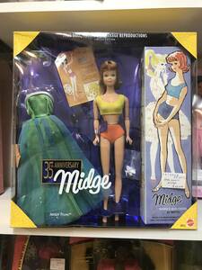  новый товар *BARBIE 35 годовщина MIDGE кукла * Barbie,Senior Prom,miji, переиздание, прекрасный товар 