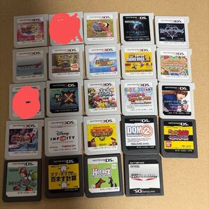 【ケース付き】 3DS DS ソフト24個セット ソフト認識確認済み Nintendo ゲームソフト