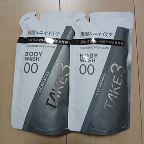 TAKE3 ボディウォッシュ ボディソープ 保湿 ニオイケア しっかり洗浄 詰め替え用 日本製 無添加 ジェントルティー
