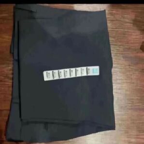 ユニクロ 感動パンツ 82×73 ウールライク ブラック