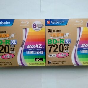 【新品未開封】BD-R 1回録画用 XL 100GB 計12枚バーベイタム Verbatim