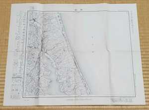 古地図 鉾田 昭和28年発行 地理調査所 応急修正版 五万分一尺 地形図 歴史調査資料 