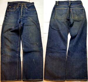 t492/LEVIS503BXX(501XX)47 片面タブ 革パッチ 40's ヴィンテージ