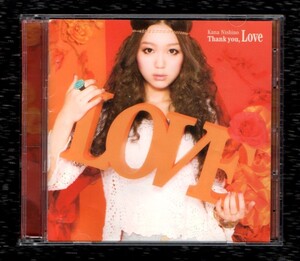 ∇ 西野カナ DVD付 2枚組 CD/サンキューラブ Thank you, Love/Esperanza if 君って Distance Alright/フリーター、家を買う ナルト 疾風伝