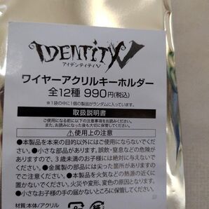 ローソン アイデンティティ ワイヤーアクリルキーホルダー