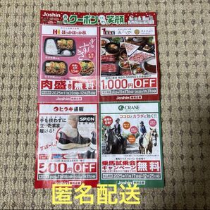 割引券 ワンカルビ あぶりや きんのぶた ほっかほっか亭 ヒラキ joshin