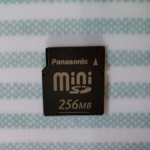 格安 お宝 Panasonic MiniSD 256MB パナソニック ミニSDカード