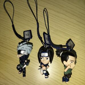 NARUTO ナルト ストラップ カカシ サスケ シカマル 3個セット