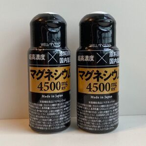 【再入荷】WELLMOTTO 超高濃度 マグネシウム 栄養機能食品 2本
