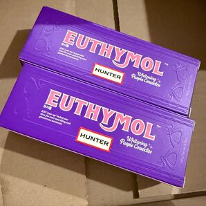 数量限定HUNTER × EUTHYMOL ハンター ユーシモール ホワイトニング パープルコレクター歯磨き粉 オリヤン韓国コスメ