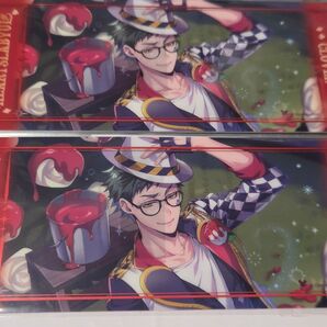 ツイステ アニプレックス 寮服箔押しビッグクリアカード AGF トレイ2枚