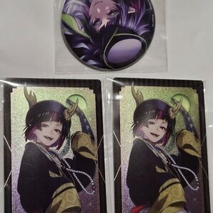 ツイステ アニプレックス 寮服缶バッジ AGF リリア ハロウィン メタルクリアカード