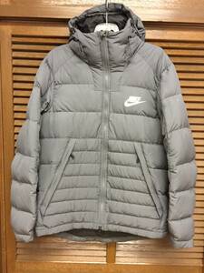 Nike NSW DOWN FILL HD Jacket グレー M USED ダウンジャケット