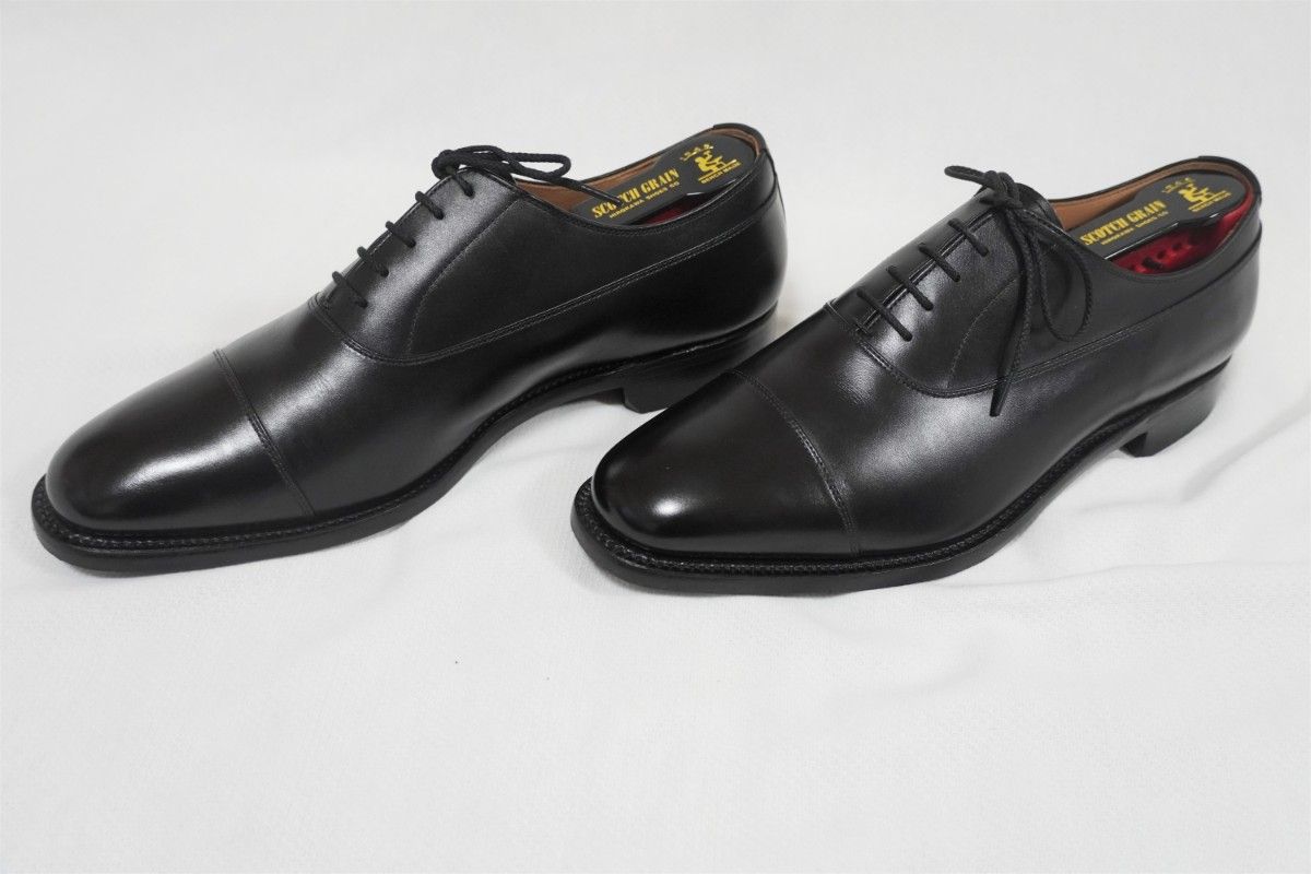 SCOTCH GRAIN スコッチグレイン ストレートチップ ビジネスシューズ 黒　インペリアルつーⅡ　25.5
