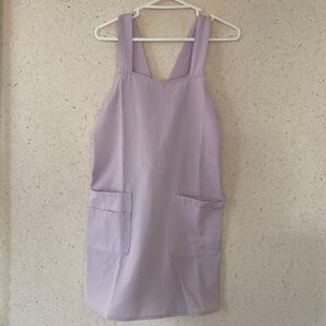 ナースエプロン ラベンダー