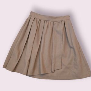 パターン ミニスカート 毛100%