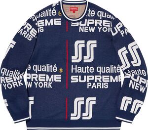 P 新品／未使用★1番人気カラー★Supreme Box Logo ステッカー タグ ★ ★ Qualit Sweater ★ 正規品 Crewneck ★