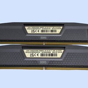 M9119 VENGEANCE DDR5 32GB×2枚 計64GB CMK64GX5M2B5600Z40