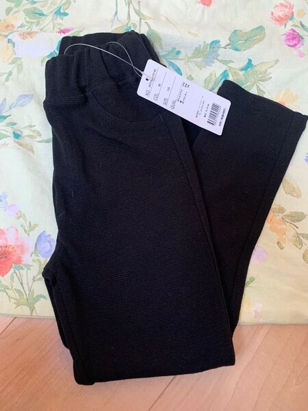 110 長ズボン パンツ ブラック 黒パンツ 小学生 ユニクロ H&M 新品未使用