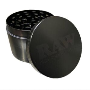 RAW 金属製4層グラインダー ブラック