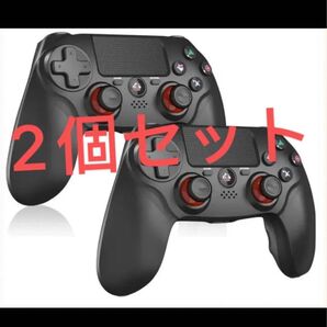 PS4コントローラー 無線 ワイヤレス ジャイロ PS4 / PS4 Pro / PS4 Slim / PC 白 2個セット