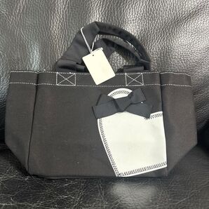TO BE CHIC トートバッグ ハート リボン ブラック 新品未使用