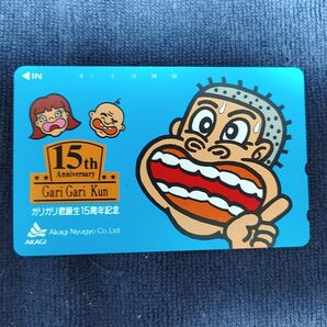 ガリガリ君 15周年記念 テレホンカード 50度数 未使用 AKAGI