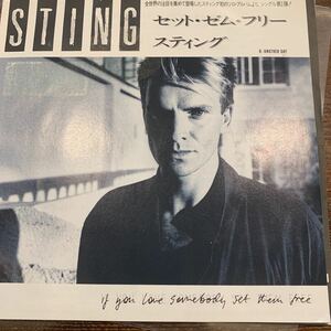 ★STING スティング/IF YOU LOVE SOMEBODY SET THEM FREE セット ゼム フリー 中古レコード