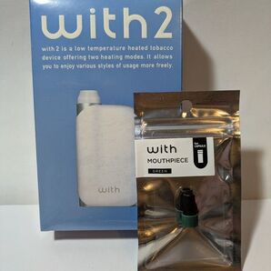 with2 ウィズ2 スターターキット ホワイトとマウスピース1袋
