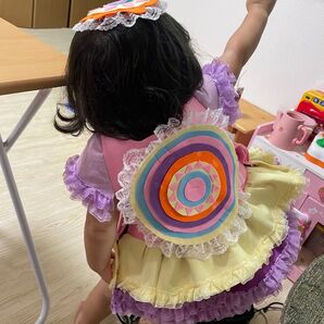 おかあさんといっしょ みもも 風 コスプレ 衣装 ハンドメイド ワンピース ミモモ ファンターネ 90 80 100