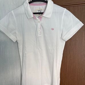 Op ホワイト 半袖ポロシャツ