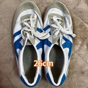 体育館シューズ 青 26cm