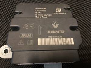  Renault capture RENAULT A2C97888000 985107400R air bag computer ECU repair does. with guarantee. air bag AB14112