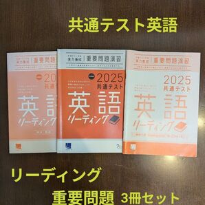 2025 共通テスト 英語 リーディング 実力養成 重要問題演習 3冊フルセット 共通テスト対策 実力完成 進研学参 ベネッセ