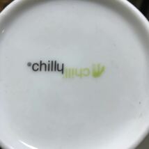 【長期保管品】★ chilly Titanium Chrome カップ&ソーサー セット _画像3