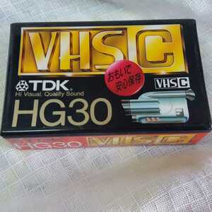 ★自宅保管品★TDK★VHS-C★TC-30HGG★１本★