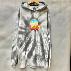 ラスト1 限定モデル 【2XL】 HUF ハフ SOUTHPARK サウスパーク TIEDYE タイダイ TRIPPY コラボ プルオーバー パーカー アメコミ USA正規品