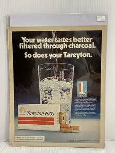 1972年12月15日号LIFE誌広告切り抜き【Tareyton 100’s/タバコ　シガレット】アメリカ買い付け品70s喫煙ファッション