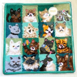 ☆FEILER☆フェイラー☆ 新品 ルック!マイキャット シェニール織ハンカチ 完売品