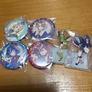 一番くじ 学園アイドルマスター アクリルスタンド 缶バッジ 6種セット