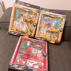 ジョブシティDX コンストラクション ファイヤーレスキュー 3点セット